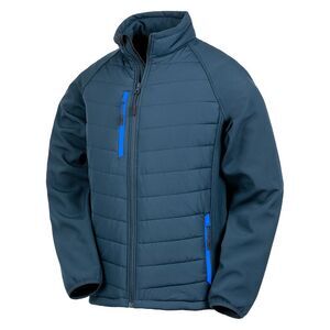 Result Womens/Ladies Compass Soft Shell Jacket / Navy/Royal Blue